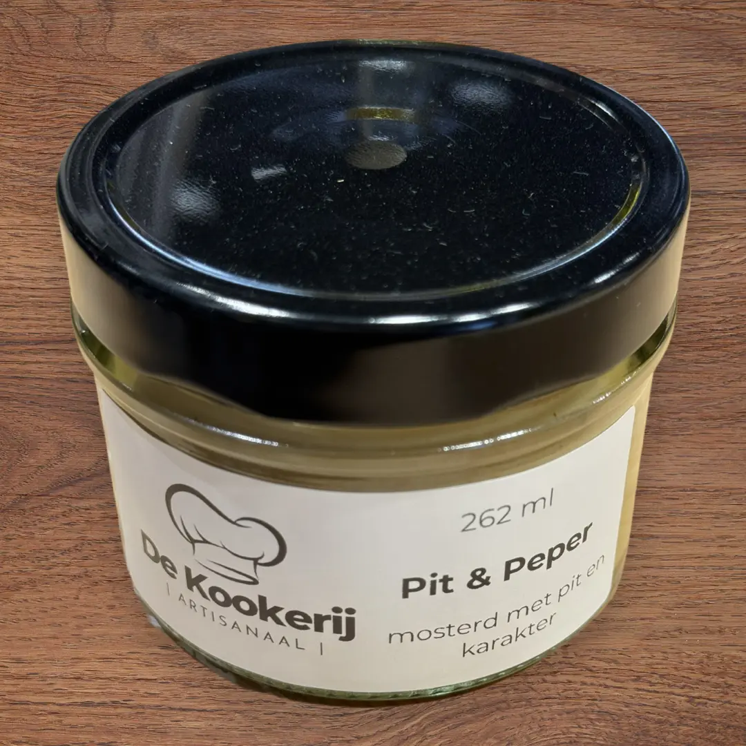 Pit & Peper – Mosterd met zwarte peper, voor wie houdt van krachtige smaken