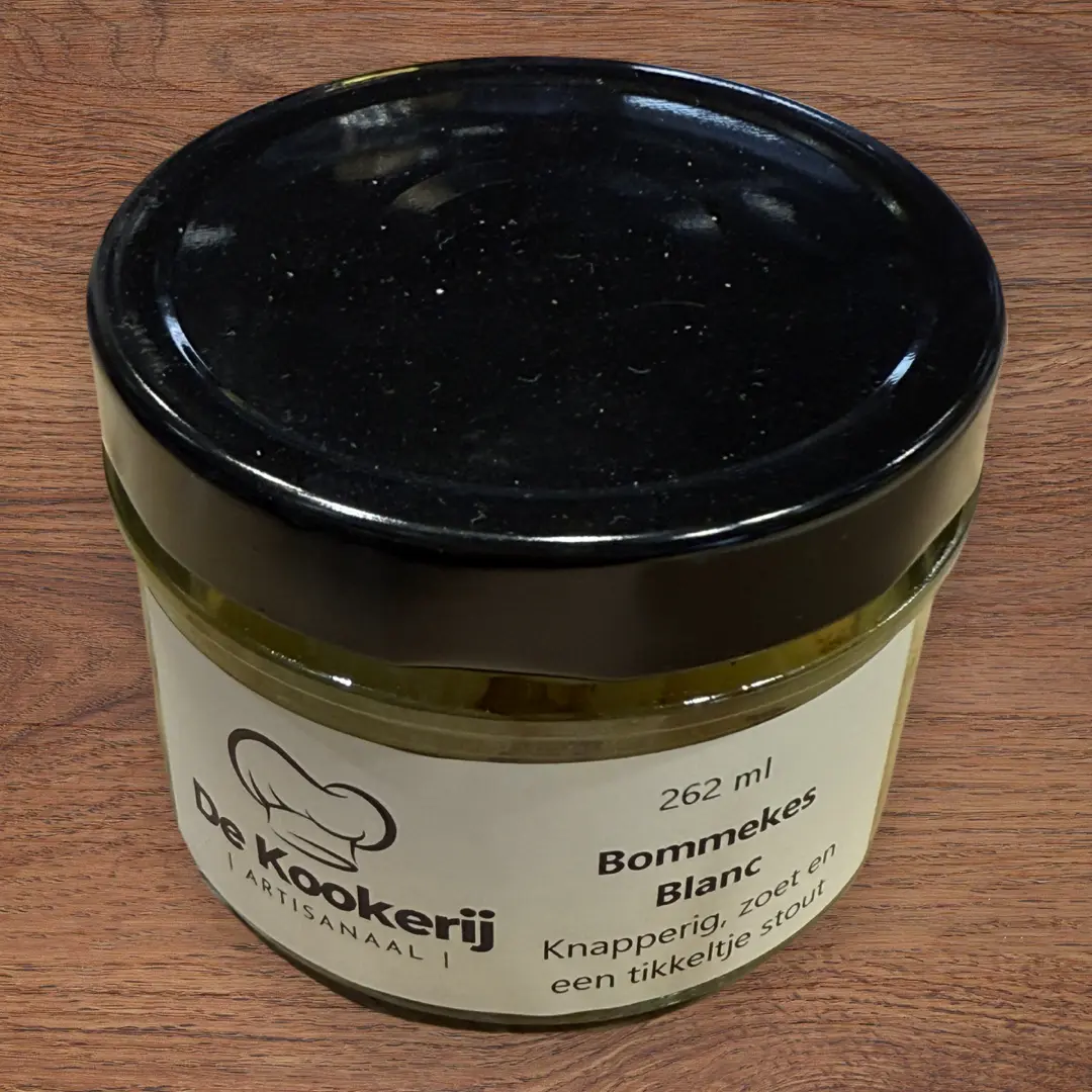 Bommekes Blanc – Ingelegde witte druiven met een speelse crunch en zoetzuur accent
