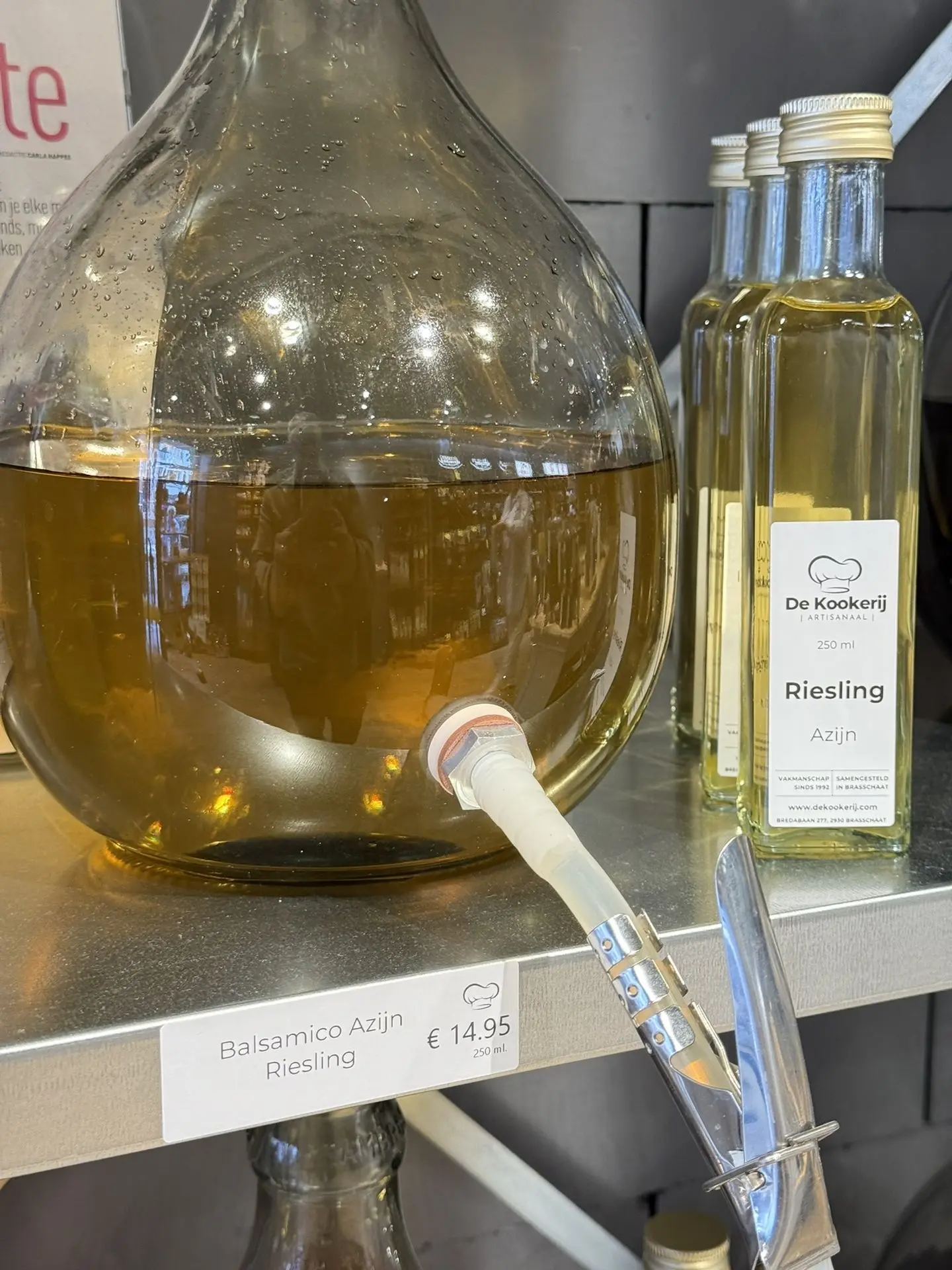 Riesling balsamico – Witte azijn op basis van wijn, subtiel fruitig en verfijnd