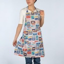 Now Designs by Danica Del Mar Chef Apron, Cotton, White, Unisex-Adults