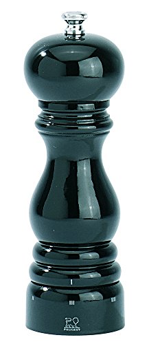 U'Select Manual Wooden Pepper Mill in Black Gloss, 18cm Paris U'Select