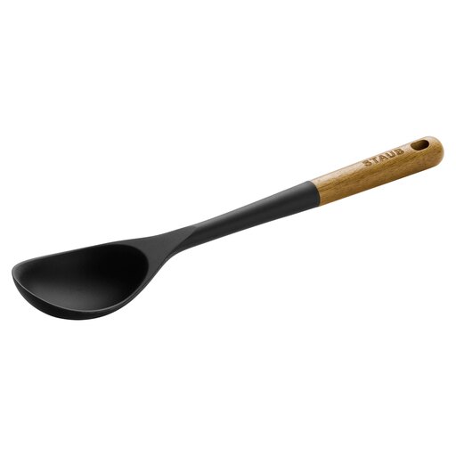 Staub Tools 12" Serving Spoon - Black, Brown