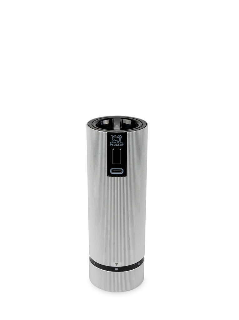 Zoutmolen Electric Aluminium herlaadbaar met usb kabel 15 cm