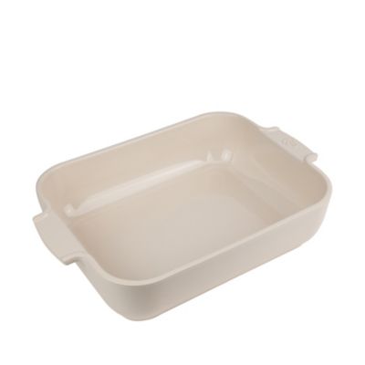 Appolia Ecru Ceramic Rectangular Baking Dish, 32cm Appolia