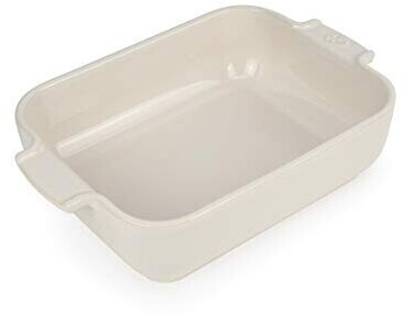Appolia Ecru Ceramic Rectangular Baking Dish, 25cm Appolia