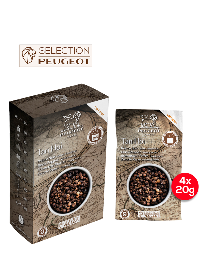 4 X 20g Sachets of Vietnamese Black Pepper Tan Hoi