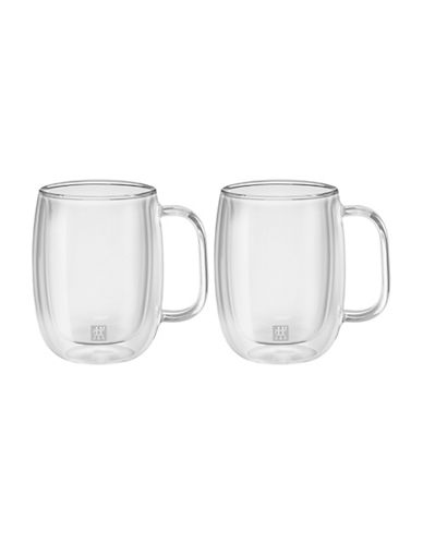 Dubbelwandig glas met oor Koffie (2 st)