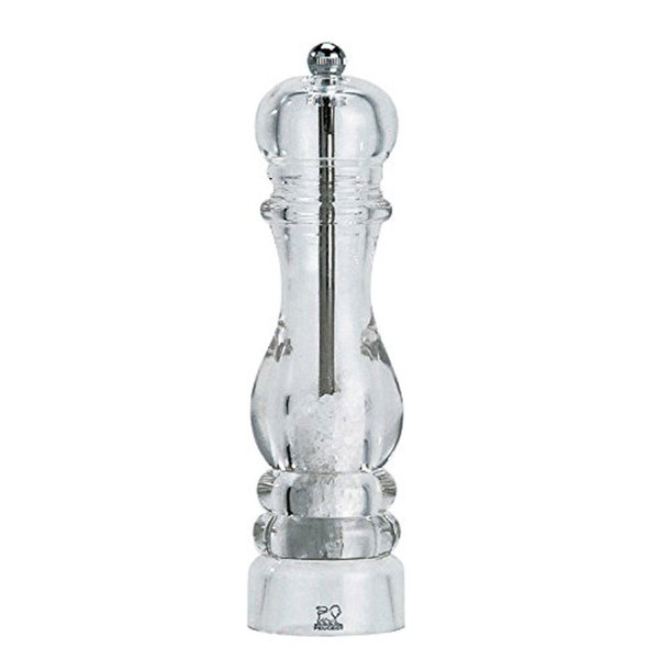 Manual Acrylic Salt Mill, 22cm Nancy