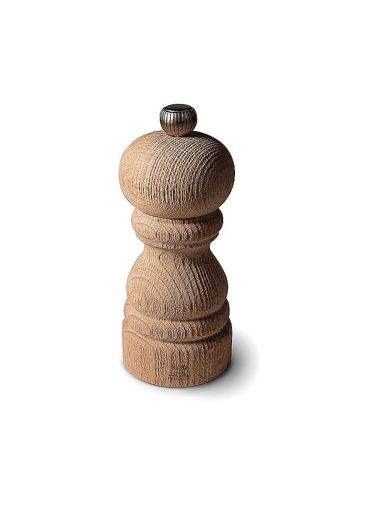 Pepermolen Houtstructuur Naturel 12 cm (van gerycycled hout)