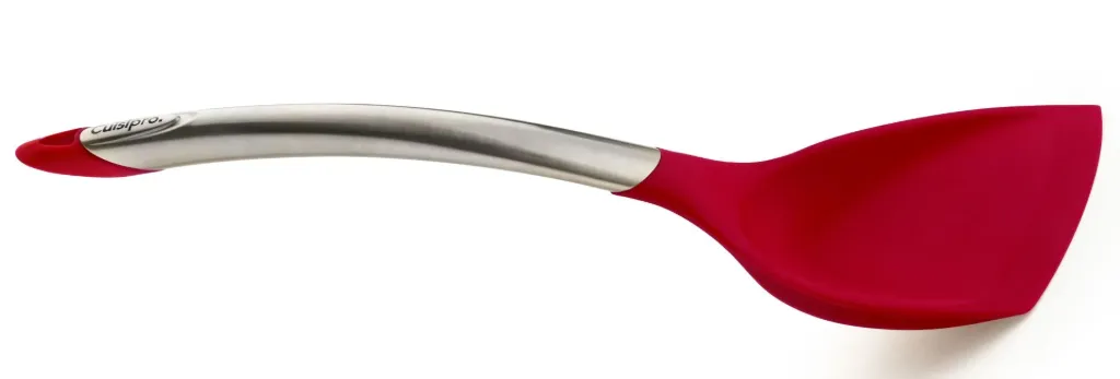 CP Wokspatel met silicone - rood
