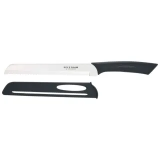 Brood Mes zwart 20 cm