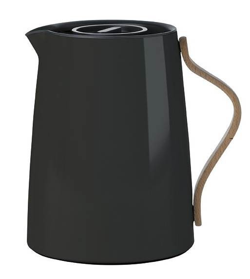 Stelton Emma Theekan met Theefilter 1Ltr Zwart 17 X 14 X 19.5 cm