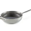 Habonne Hybrid, Antikleef Wok 30 cm, 3ply, met duurzame ECO-Hybride coating, PFASvrij