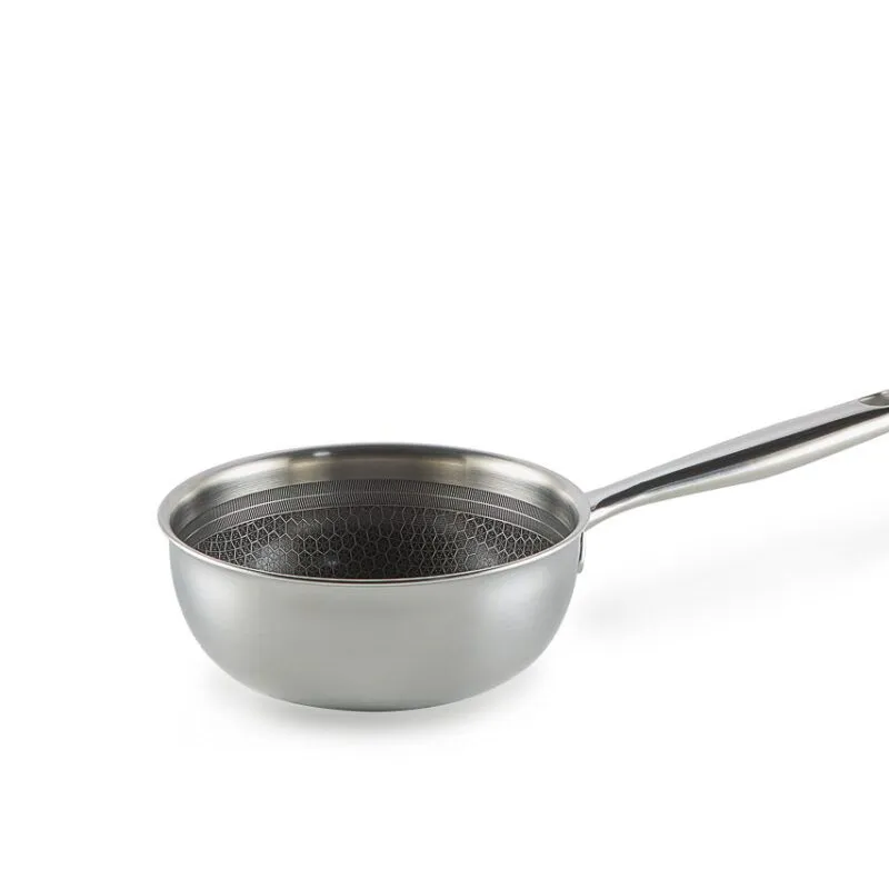 Habonne Hybrid, Antikleef Steelpan 18 cm 3ply, met duurzame ECO-Hybride coating, PFASvrij