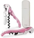 Pulltex Pink Classic Corkscrew Breast Cancer research support