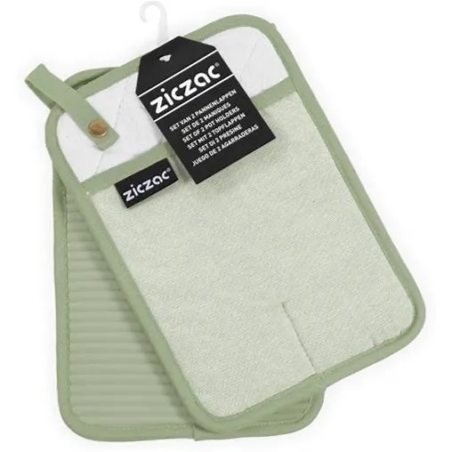 Pannenlap & Pan onderzetter zacht groen