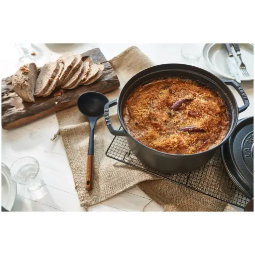 Ronde cocotte 28 cm - zwart